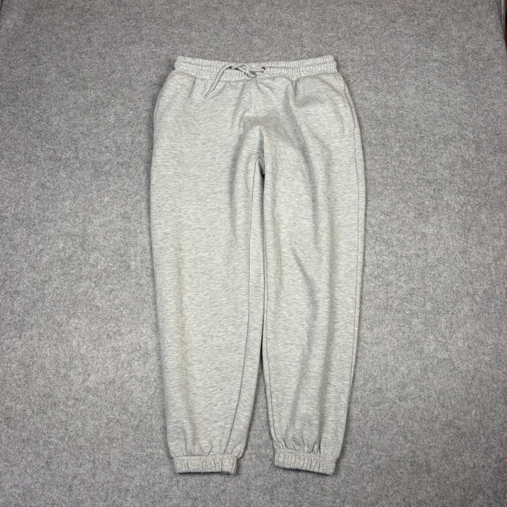 Primark Mens Heather Gray Fleece Lined Jogger Sweatpants Medium